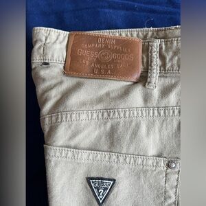 Men’s Guess Jeans Khaki pants tapered cargo Size 29